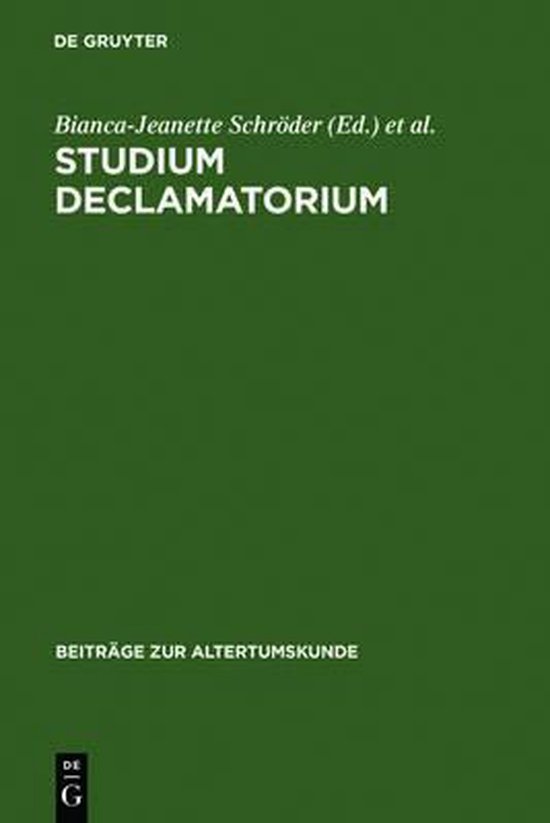 Studium declamatorium - cover