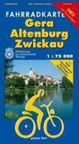 Gera - Altenburg - Zwickau 1 : 75 000 Fahrradkarte