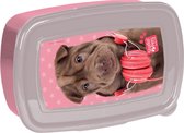 Studio Pets Shar-Pei - Lunchbox - 18,5 x 13 cm - Roze