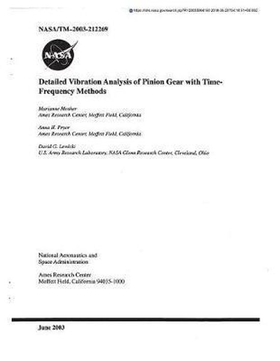 Detailed Vibration Analysis of Pinion Gear with TimeFrequency Methods