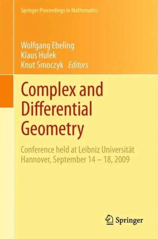 Complex and Differential Geometry 9783642202995 Boeken
