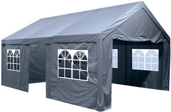 Labe gips Achtervoegsel Perel Partytent 4 x 6 m Antraciet | bol.com