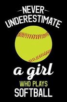 Never Underestimate a Girl Who Plays Softball
