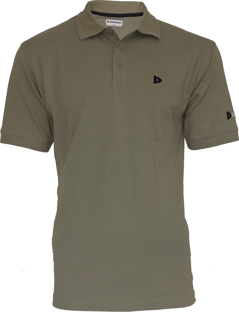 Donnay Polo - Sportpolo - Heren - Maat S - Taupe