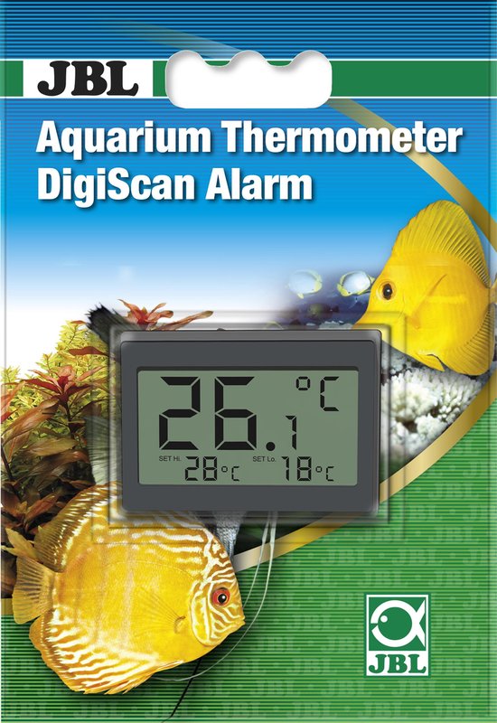 JBL Aquariumthermometer DigiScan Alarm - Digitaal - JBL Dier
