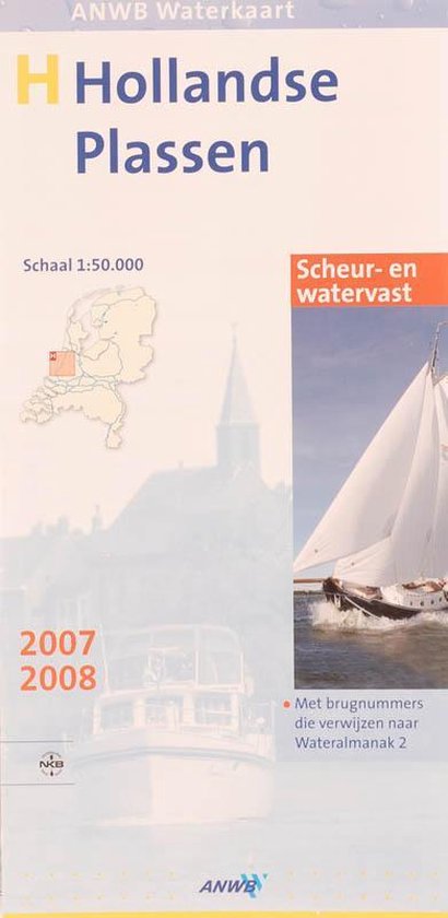 Anwb Waterkaart H Hollandse Plassen 2007 / 2008 - cover