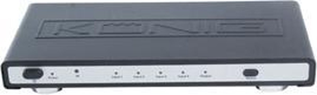 König KN-HDMISW20 - 4 Poorts HDMI Switch - Zwart | bol.com