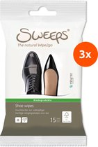 Sweeps Schoenendoekjes (3 reisverpakkingen: 3x15 stuks)