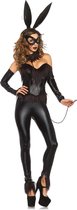 "Sexy zwarte konijn kostuum voor vrouwen - Verkleedkleding - Large"