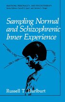 Emotions, Personality, and Psychotherapy - Sampling Normal and Schizophrenic Inner Experience