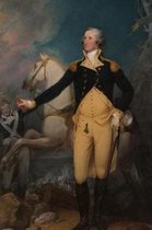 American Revolution General George Washington at Trenton Portrait by John Trumbull Journal