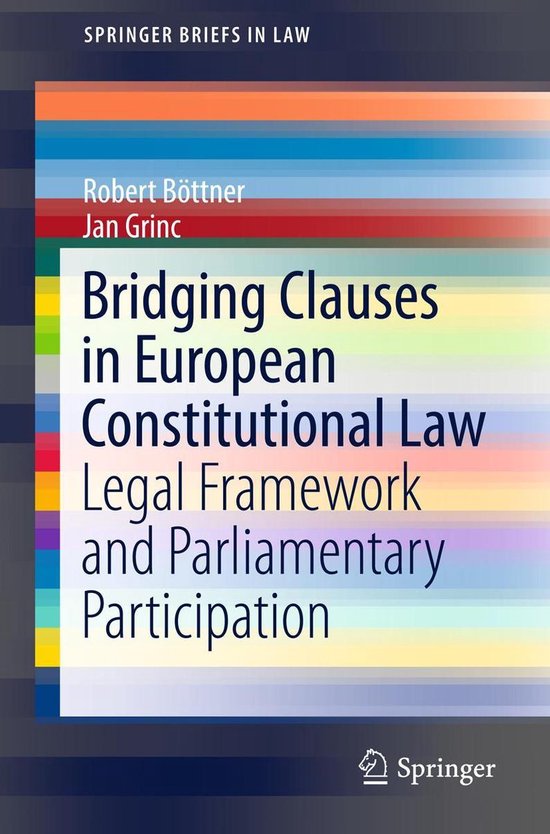 SpringerBriefs in Law Bridging Clauses in European Constitutional Law (ebook),...