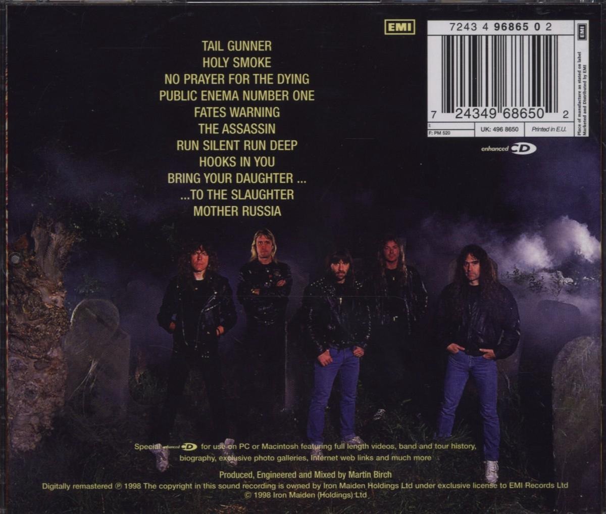 No Prayer for the Dying, Iron Maiden CD (album) Muziek bol