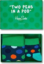 Happy Socks Two Peas in a Pod Giftbox - Maat 36-40/0-12M