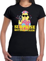 Fout paas t-shirt zwart surprise motherfucker voor dames L