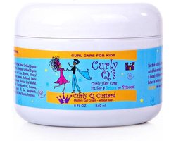 Curly Q's Custard Curl Cream For Thick, Kinky Textured Curls
