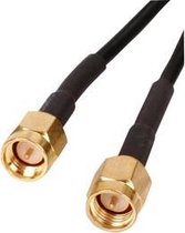 Valueline CABLE-542/5 coax-kabel 5 m SMA Zwart