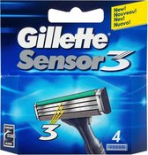 Gillette Sensor 3 Scheermesjes - 4 stuks