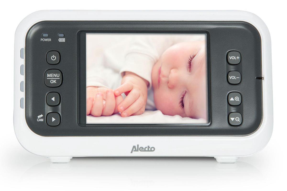 Afbeelding 2 van Alecto DVM-77 - Babyfoon met camera - Temperatuurweergave - Wit