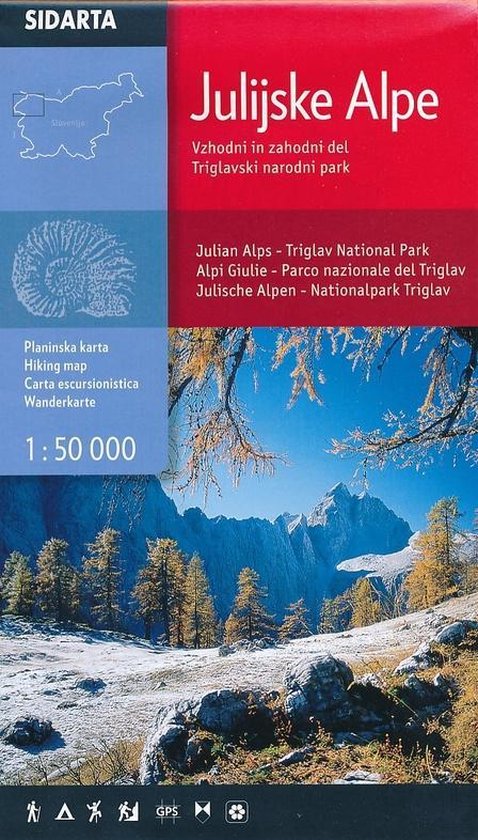 Wandelkaart Julijske Alpe / Julische Alpen 1:50.000 Slovenie - cover