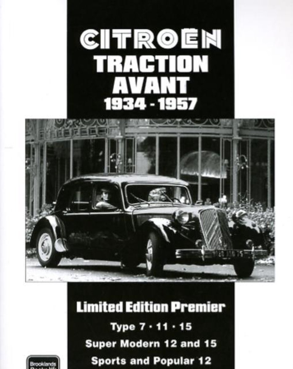 Citroen Traction Avant 1934-1957 - R. M. Clarke