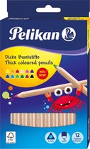 Pelikan 700047 kleurpotlood 12 stuk(s) Multi kleuren