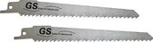 Recipro zaagbladen 6TPI 19 mm - 2 stuks - zaagblad voor hout / reciprozaagblad