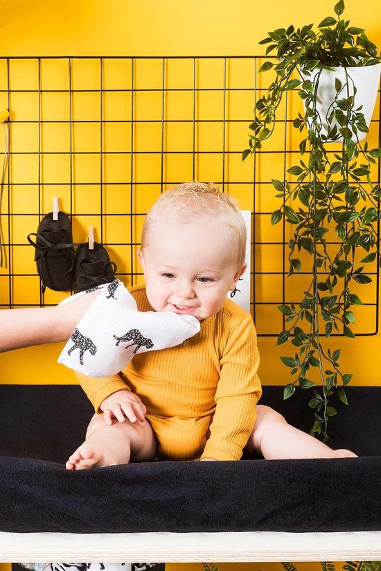 Jollein Leopard Monddoekje Hydrofiel 3 Stuks van Jollein — afbeelding 2