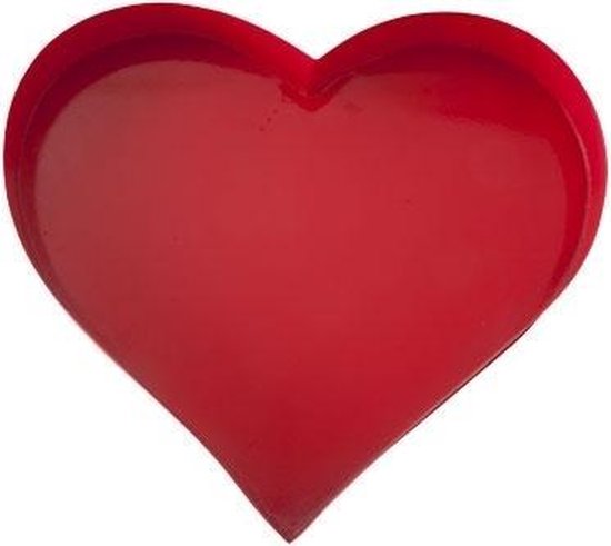Dienblad hartvormig 30 cm | bol.com