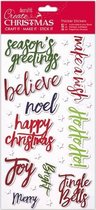 Christmas Thicker Stickers - Christmas Words