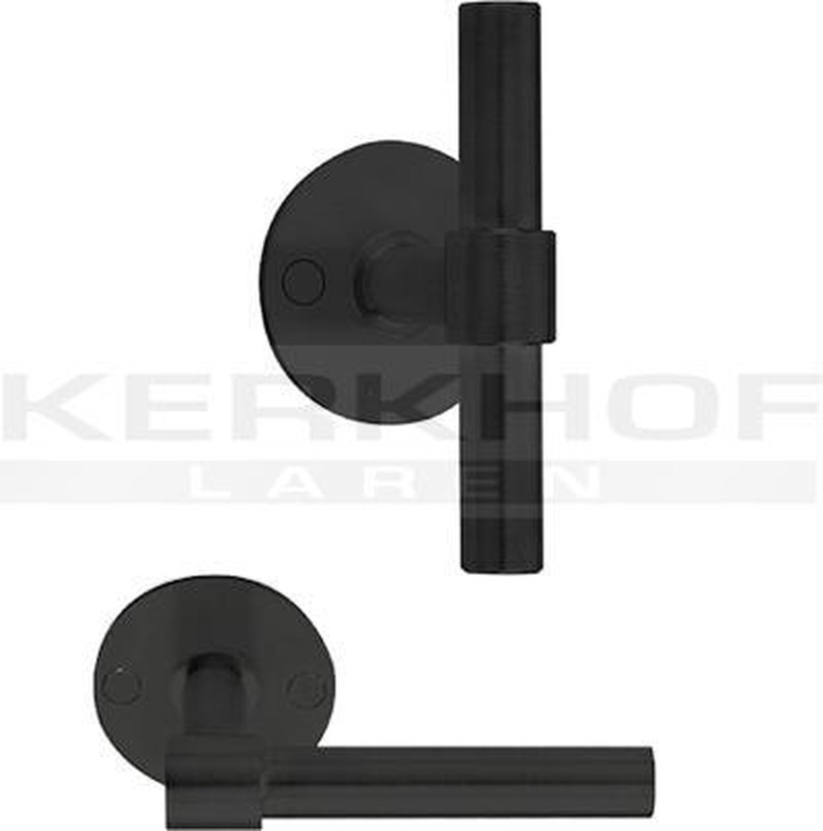 Formani deurkruk T/L Ø15mm 100mm rozet ONE mat zwart /paar