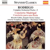 Joacquin Clerch, Ricardo Gallén, Asturias Symphony Orchestra, Maximiano Valdés - Rodrigo: Concierto Madrigal/Concierto Para Una Fiesta (CD)