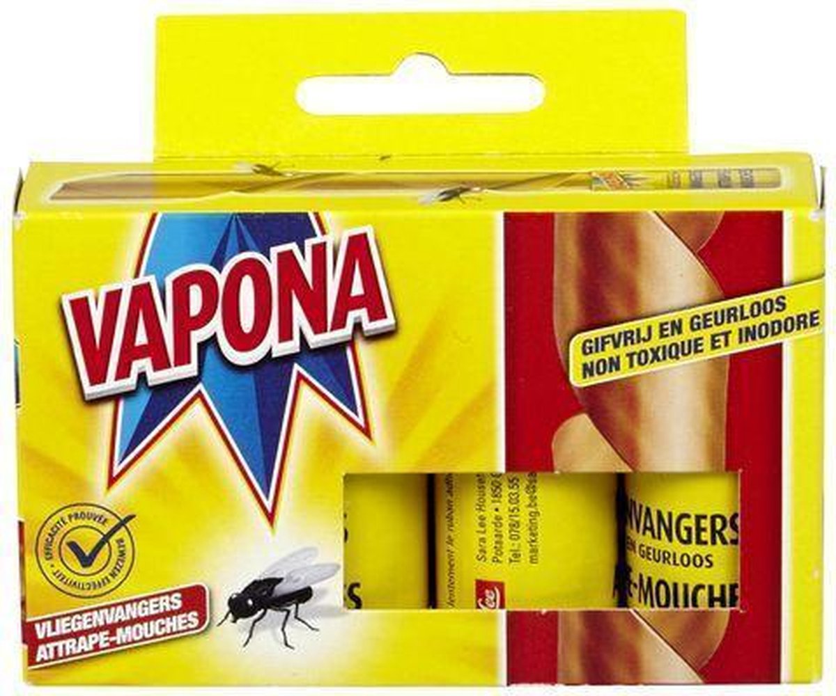 Goedkoopste Vapona Vliegenvangers - Natural 4st