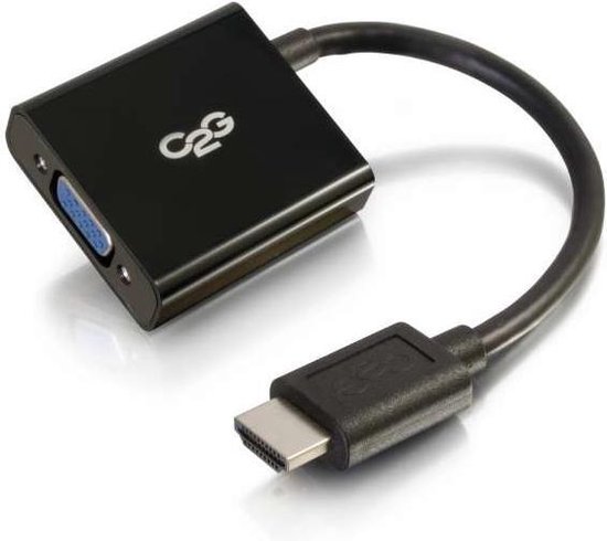 Delock Câble adaptateur Micro-HDMI – VGA Noir