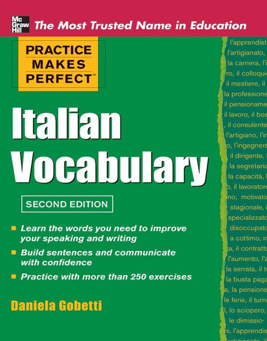 Practice Makes Perfect Italian Vocabulary - cover
