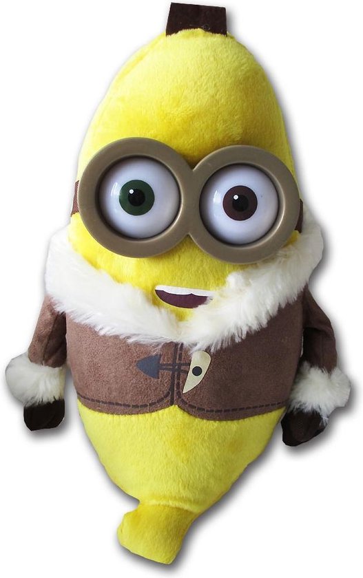Pluche Minion knuffel Bob als banaan 28cm IJstijd | bol.com