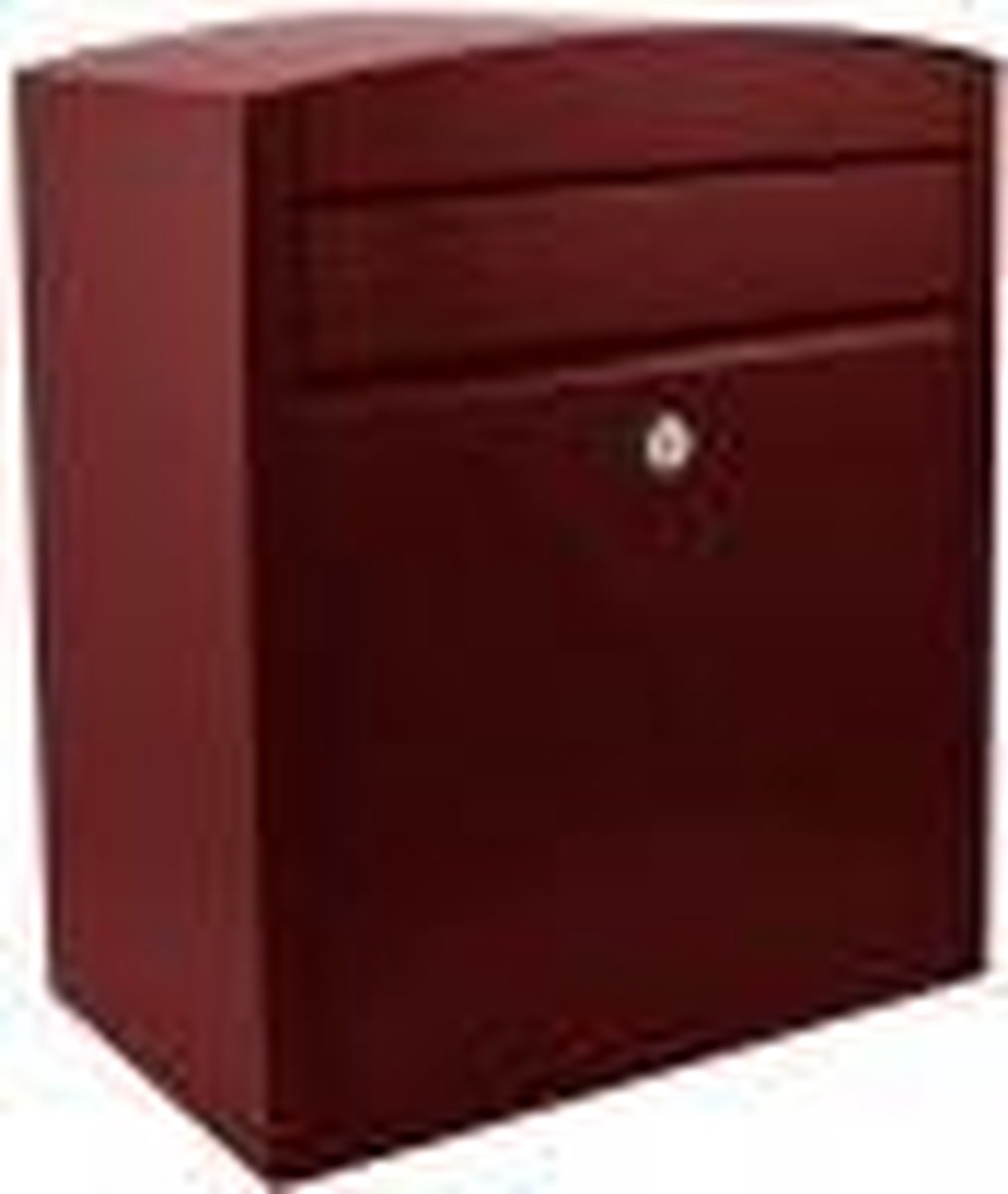 Brievenbus Stoer! Bordeaux Rood