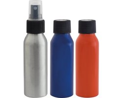 Travelsafe Bottles Kit - Aluminium - set 3 stuks
