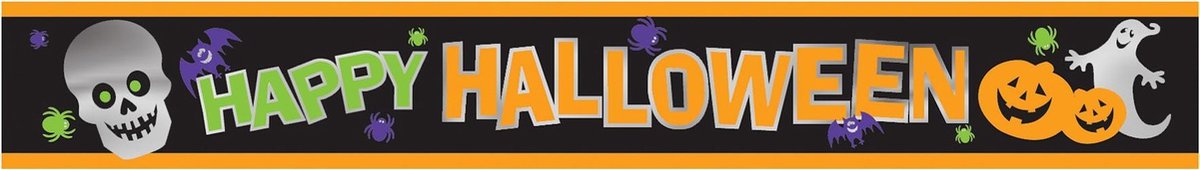 Happy Halloween banner - Feestdecoratievoorwerp