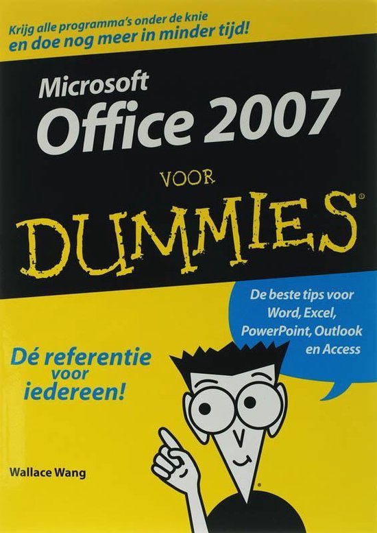 Cover van het boek 'Office 2007 voor Dummies' van Wallace Wang