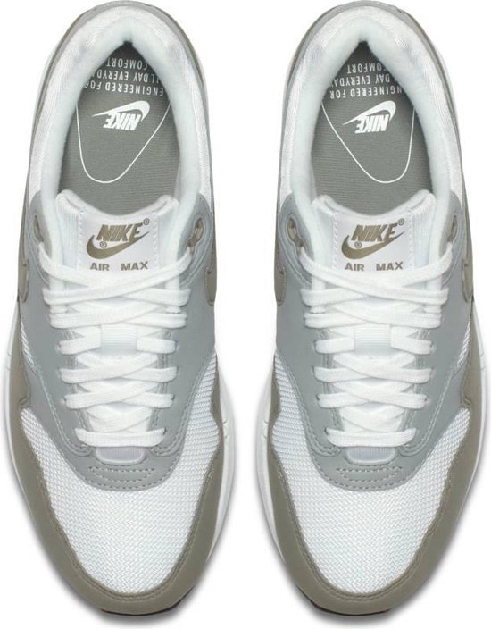 Nike Air Max 1 Sneakers Dames - White/Dark Stucco-Light Pumice-Black |  bol.com