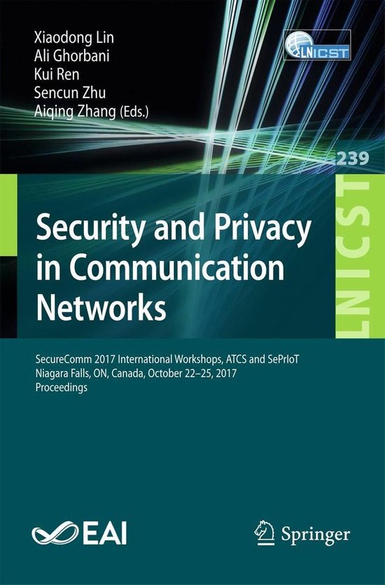 Springer Nature Proceedings Computer Science - Security and  ... - cover