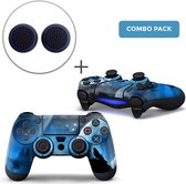 Dire Wolf Combo Pack - PS4 Controller Skins PlayStation Stickers + Thumb Grips