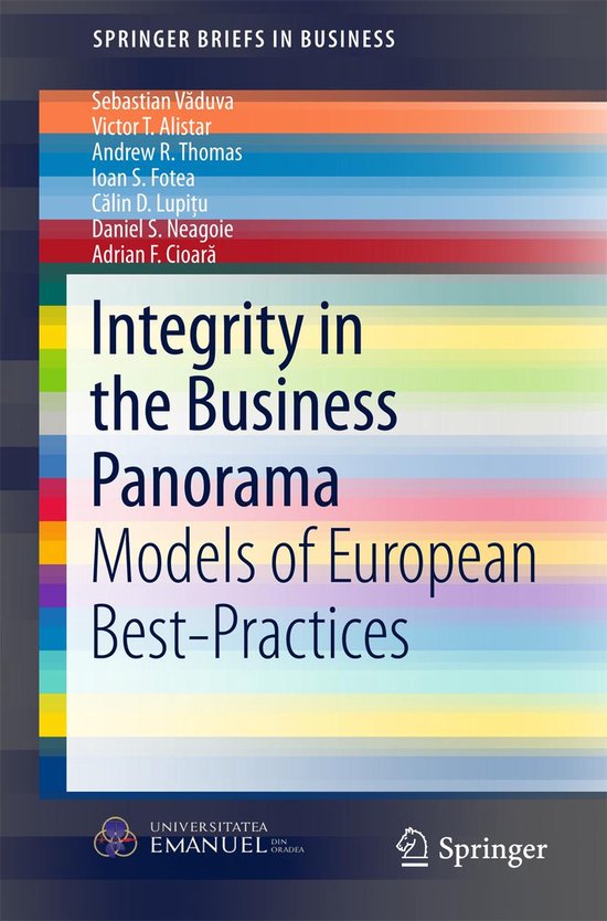 Business and Management (R0) - Integrity in the Business Pan ... - cover
