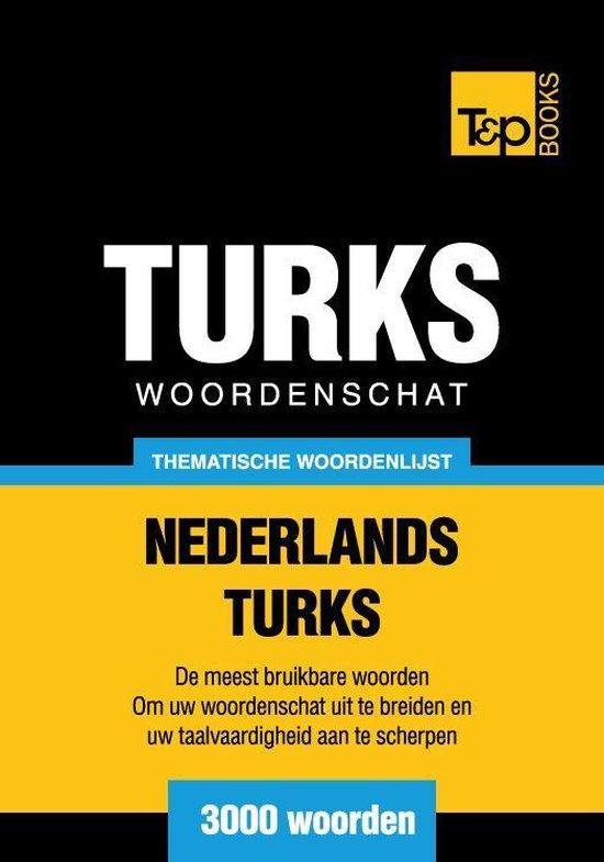 Thematische woordenschat Nederlands-Turks - 3000 woorden - cover