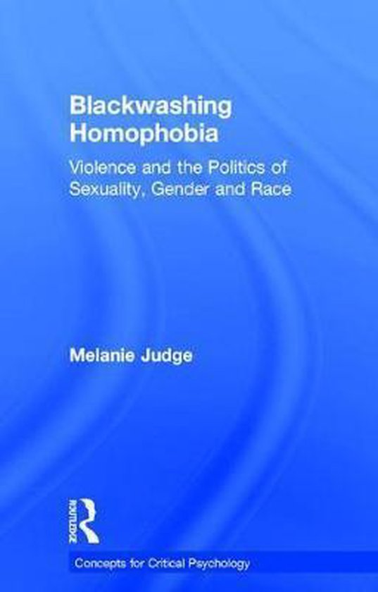Concepts for Critical Psychology- Blackwashing Homophobia - cover