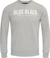 Blue Black Amsterdam Jongens Trui Milan 2.0 - Grijs Melange - Maat 140