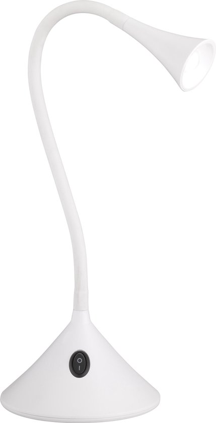 REALITY VIPER - Tafellamp - Wit - incl. SMD LED 3W - Flexibel - Snoerschakelaar