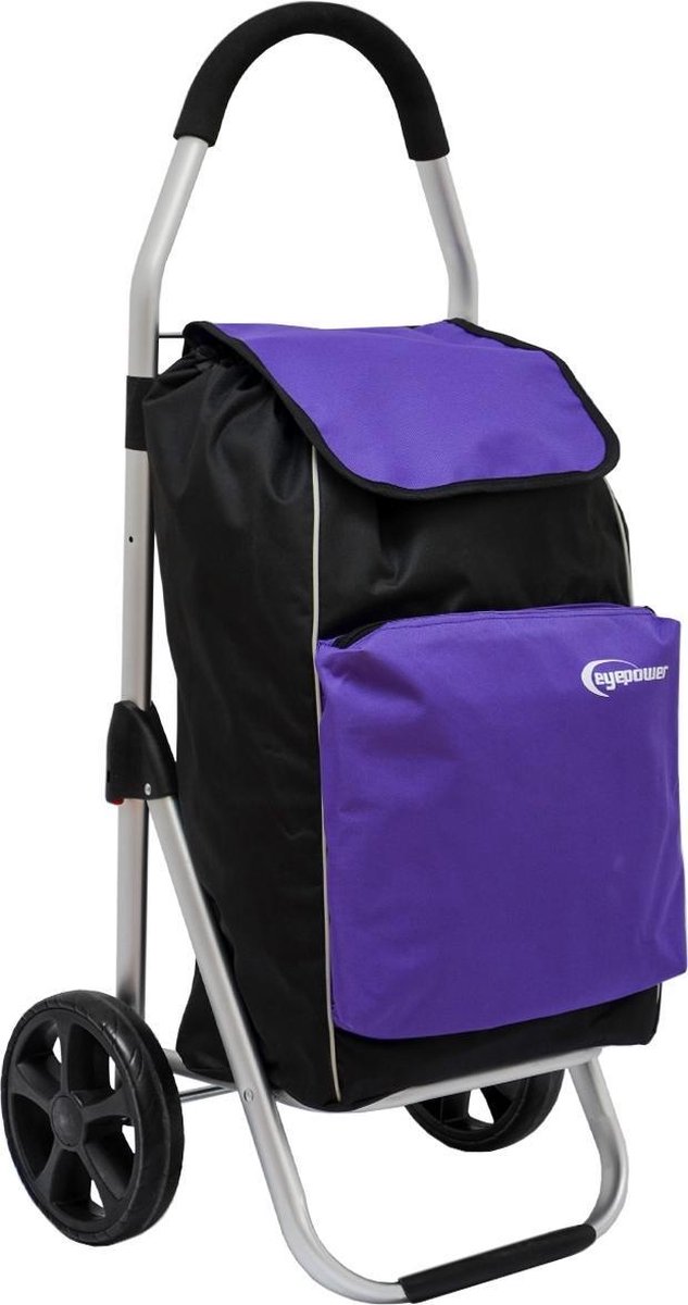 52L Boodschappenwagen met Koelruimte - Opvouwbare Trolley Boodschappen Tas - 100x43x38 cm Boodsch...