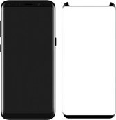 Xssive - Full Cover Glasfolie voor Samsung Galaxy S8 Plus - Tempered Glass - Zwart